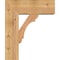 Ekena Millwork Olympic Block Smooth Bracket w/ Offset Brace, Western Red Cedar, 7 1/2"W x 20"D x 24"H BKT0806X20X24OLY05SWR - alternate 2